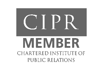 Chartered Institute of Public Relations logo in grey